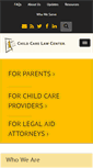 Mobile Screenshot of childcarelaw.org